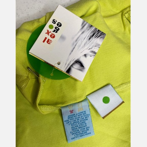 Alex Goes Lime Cotton Cami Halter Top Size L - New With Tag - Picture 8 of 10